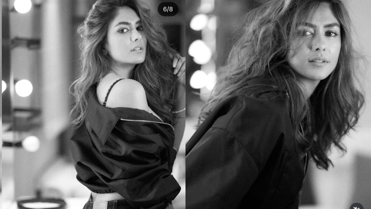 Mrunal Thakur Drops Sexy Black-And-White Pics, Calls Them ‘Unscripted Moments’