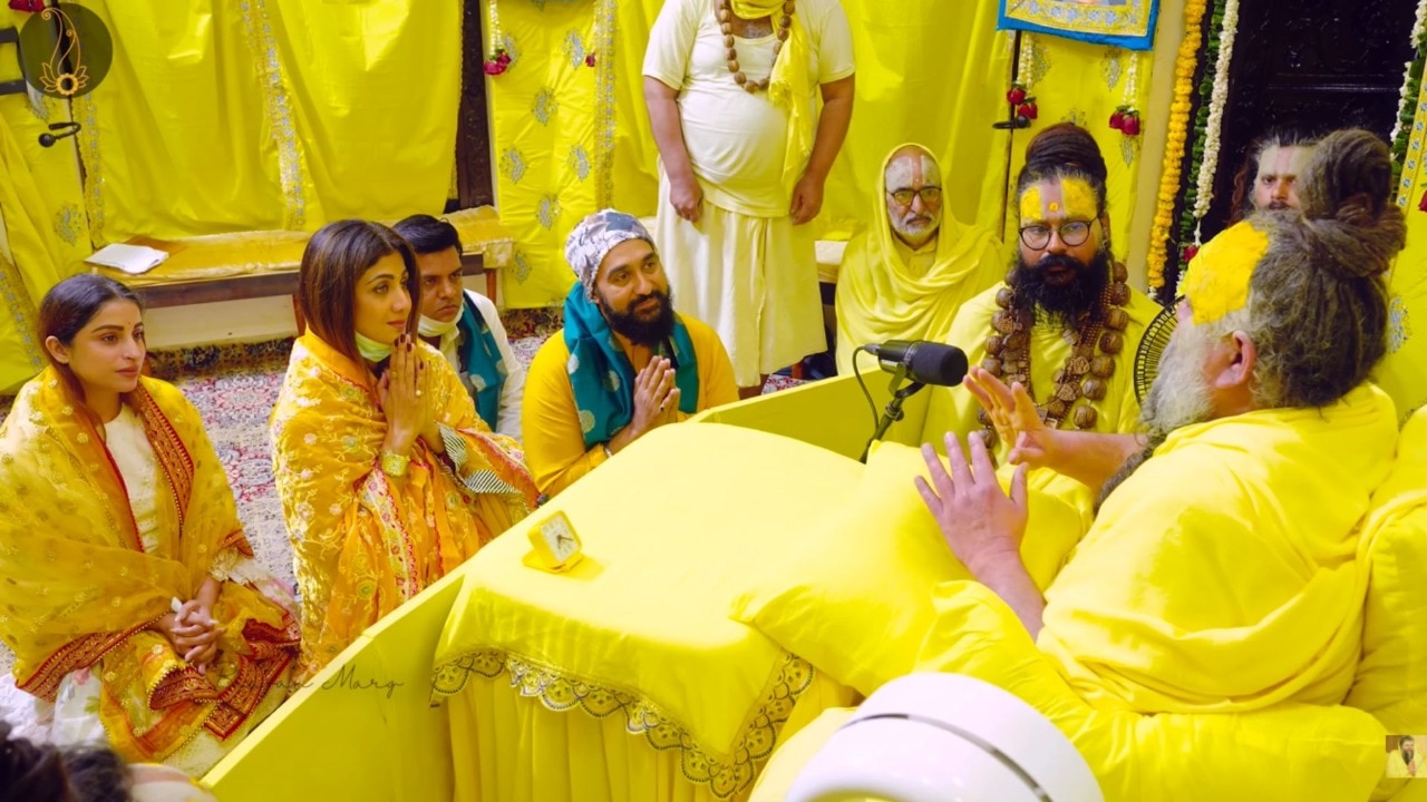 Raj Kundra's kidney offer to guru stuns Shilpa Shetty. Watch viral clip