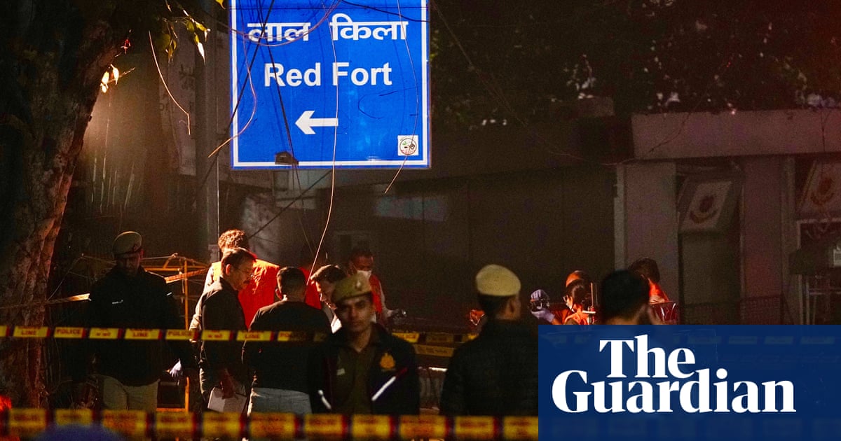 Eight people die and several injured after car explosion in Delhi, police say
